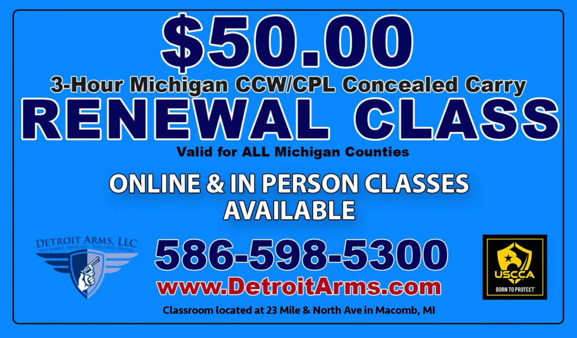 Michigan CPL Renewal Class